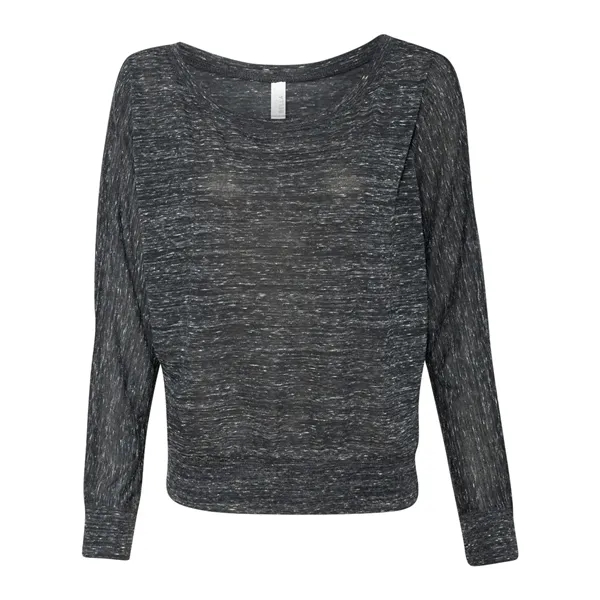 Women's long sleeve flowy off the shoulder shirt. Blank product.... from ASI 84358 S&S Activewear