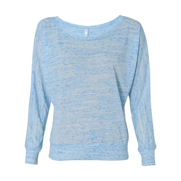 Women's long sleeve flowy off the shoulder shirt. Blank product.... from ASI 84358 S&S Activewear