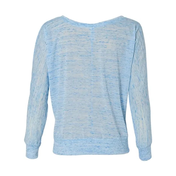 Women's long sleeve flowy off the shoulder shirt. Blank product.... from ASI 84358 S&S Activewear