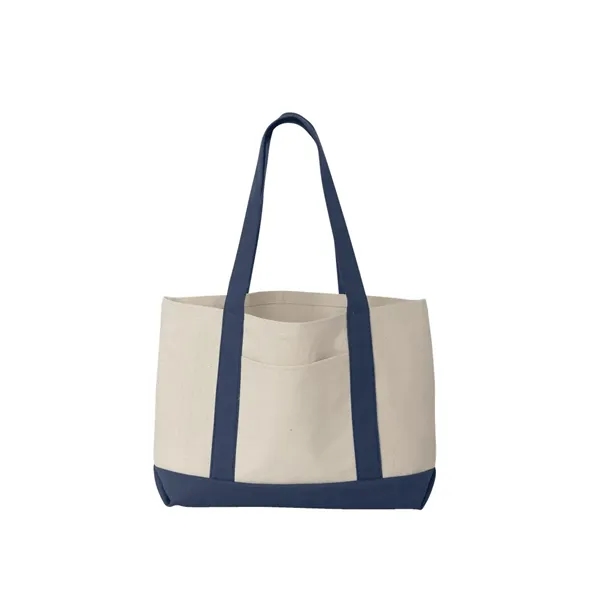 Canvas boater tote. Blank product.... from ASI 84358 S&S Activewear