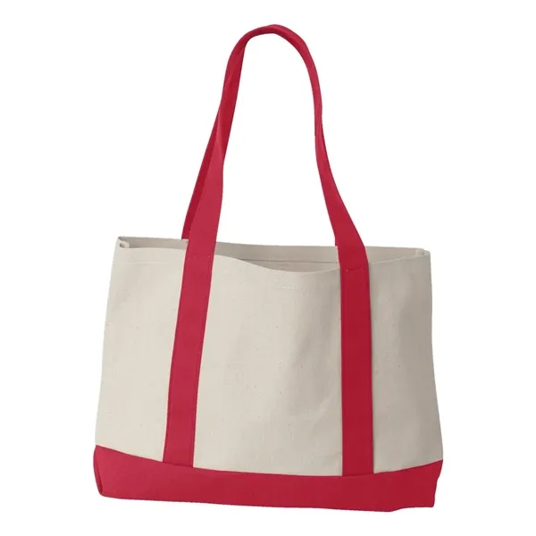 Canvas boater tote. Blank product.... from ASI 84358 S&S Activewear