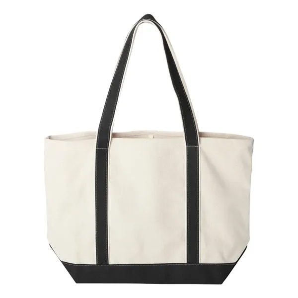 Heavy-duty cotton canvas tote bag... from ASI 84358 S&S Activewear