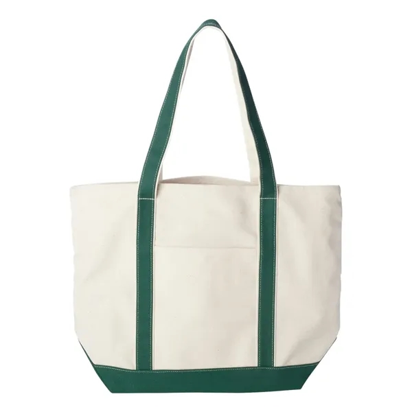 Heavy-duty cotton canvas tote bag... from ASI 84358 S&S Activewear