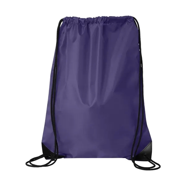 Drawstring backpack with black cord drawstring. Blank product.... from ASI 84358 S&S Activewear