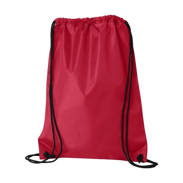 Drawstring backpack with black cord drawstring. Blank product.... from ASI 84358 S&S Activewear