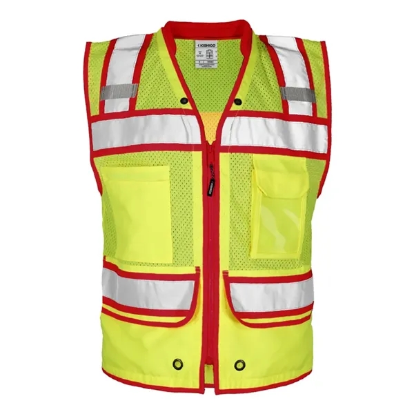 Kishigo Color Contrast High Performance Surveyors Vest... from ASI 84358 S&S Activewear