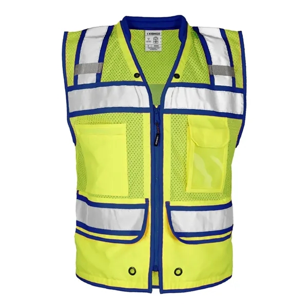 Kishigo Color Contrast High Performance Surveyors Vest... from ASI 84358 S&S Activewear