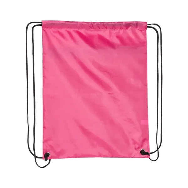 Nylon zippered drawstring backpack, blank.... from ASI 84358 S&S Activewear