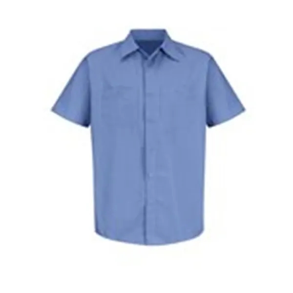 Red Kap Industrial Stripe Short Sleeve Work Shirt Long Sizes... from ASI 84358 S&S Activewear