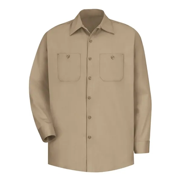 Long sleeve uniform shirt with two front pockets with button closures.... from ASI 84358 S&S Activewear