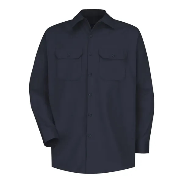 Deluxe, heavyweight, 8.5 oz., 100% wrinkle-resistant cotton twill shirt with seven-button... from ASI 84358 S&S Activewear