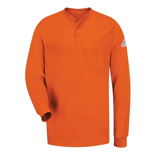 Long Sleeve Tagless Henley Shirt - Long Sizes... from ASI 84358 S&S Activewear