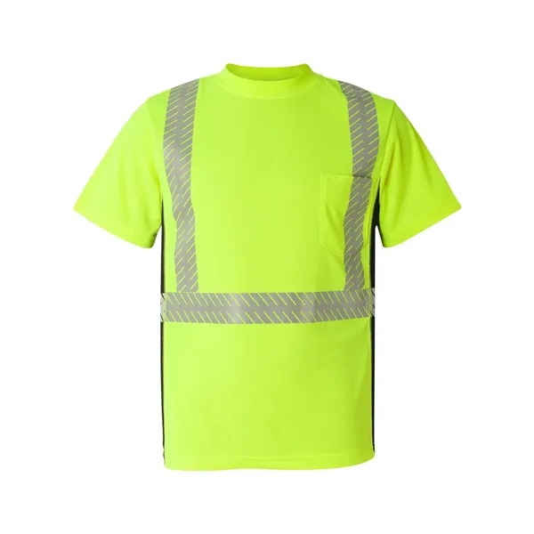 T-shirt in Lime with breathable taping. Blank product.... from ASI 84358 S&S Activewear