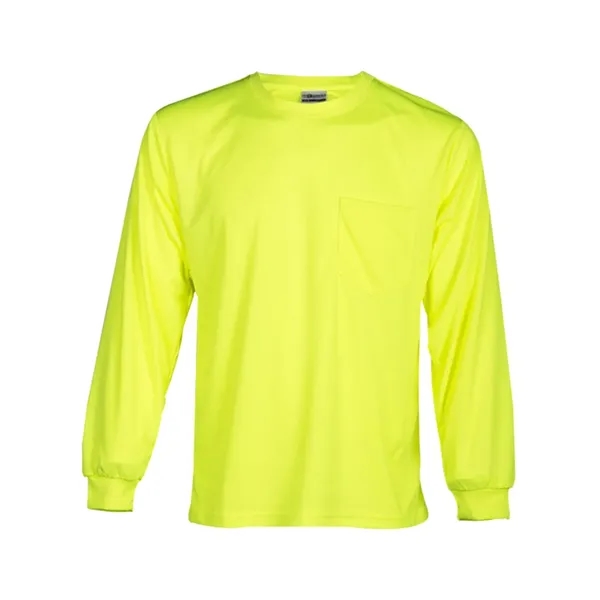 Microfiber Polyester Long Sleeve T-Shirt... from ASI 84358 S&S Activewear