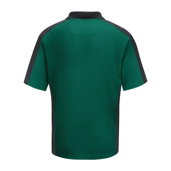 Short Sleeve Performance Knit Two Tone Polo... from ASI 84358 S&S Activewear