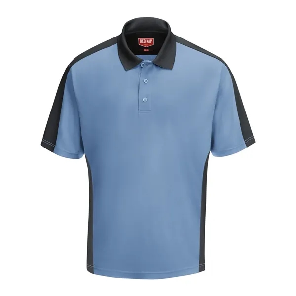 Short Sleeve Performance Knit Two Tone Polo... from ASI 84358 S&S Activewear