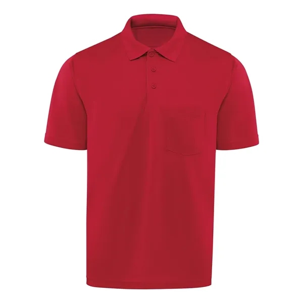 Short Sleeve Performance Knit Pocket Polo... from ASI 84358 S&S Activewear