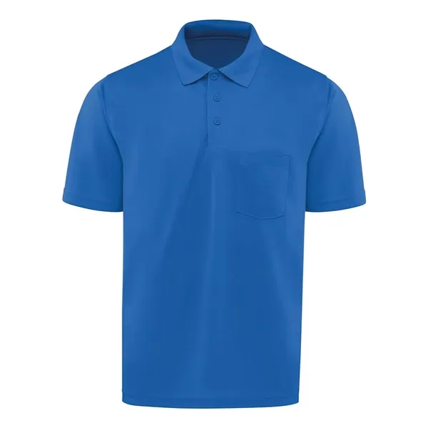 Short Sleeve Performance Knit Pocket Polo... from ASI 84358 S&S Activewear