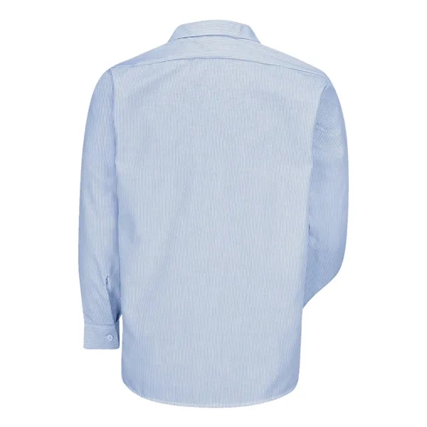 Striped work shirt with soil-release finish and front pockets.... from ASI 84358 S&S Activewear