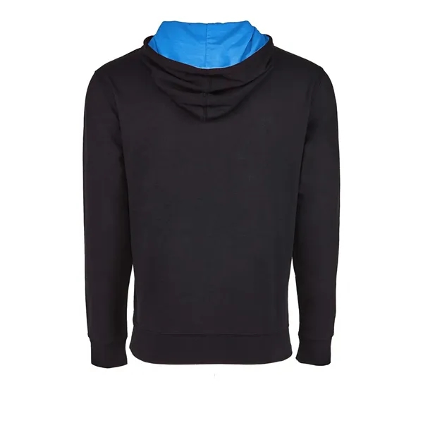 French terry fleece pullover with contrast hood lining and drawcord, metal... from ASI 84358 S&S Activewear