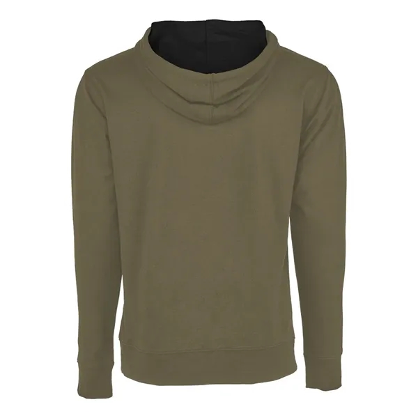 French terry fleece pullover with contrast hood lining and drawcord, metal... from ASI 84358 S&S Activewear