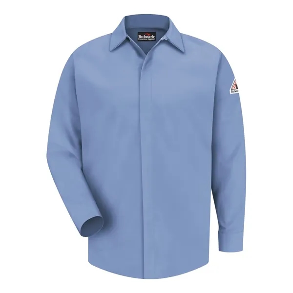 Bulwark Concealed-Gripper Pocketless Long Sleeve Shirt - ...... from ASI 84358 S&S Activewear