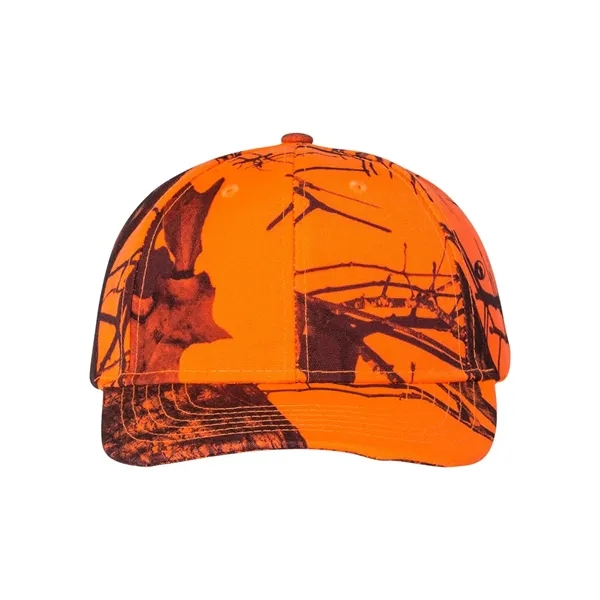Six-panel, mid-profile, structured camouflage cap made of 100% polyester. Blank.... from ASI 84358 S&S Activewear