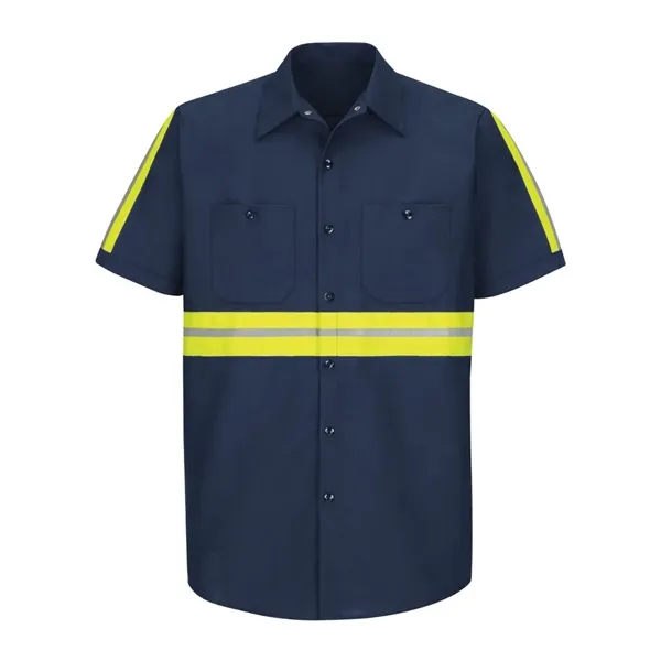 Enhanced Visibility Industrial Work Shirt Long Sizes... from ASI 84358 S&S Activewear