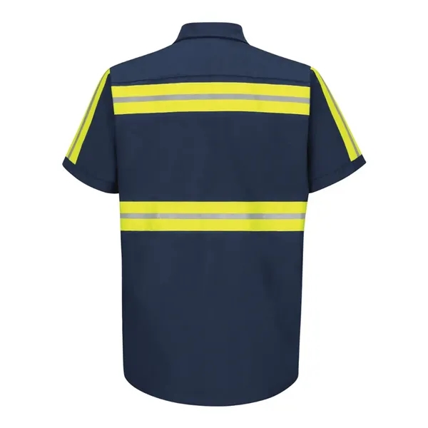Enhanced Visibility Industrial Work Shirt Long Sizes... from ASI 84358 S&S Activewear