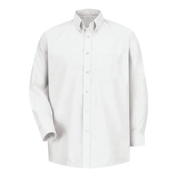 Oxford long sleeve dress shirt made of combed cotton / polyester... from ASI 84358 S&S Activewear