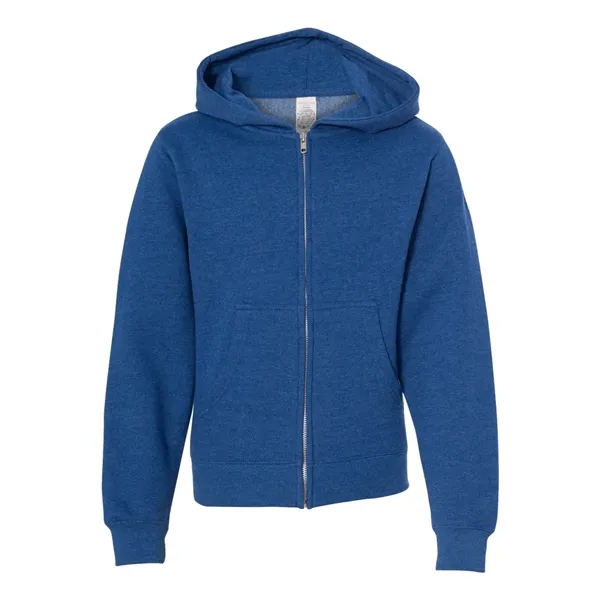 Youth Midweight Hooded Full-Zip Sweatshirt.... from ASI 84358 S&S Activewear