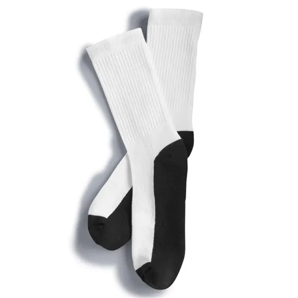 Solid Crew Sock For Sublimation... from ASI 84358 S&S Activewear