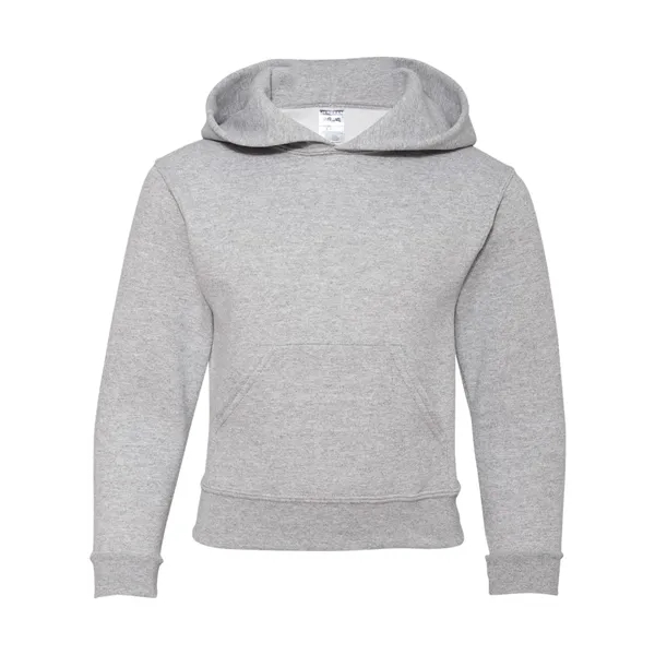 Youth 8.0 oz. 50% cotton/50% polyester hooded sweatshirt. Blank product.... from ASI 84358 S&S Activewear