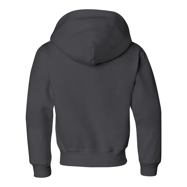 Youth 8.0 oz. 50% cotton/50% polyester hooded sweatshirt. Blank product.... from ASI 84358 S&S Activewear