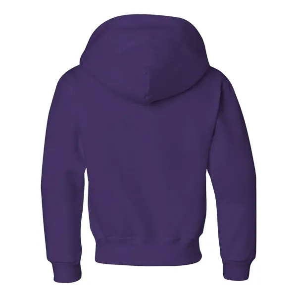 Youth 8.0 oz. 50% cotton/50% polyester hooded sweatshirt. Blank product.... from ASI 84358 S&S Activewear