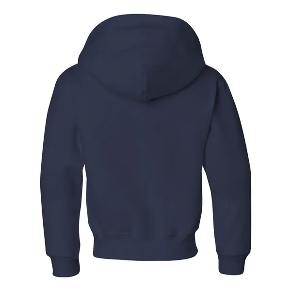 Youth 8.0 oz. 50% cotton/50% polyester hooded sweatshirt. Blank product.... from ASI 84358 S&S Activewear