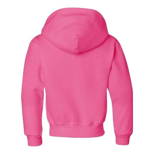 Youth 8.0 oz. 50% cotton/50% polyester hooded sweatshirt. Blank product.... from ASI 84358 S&S Activewear