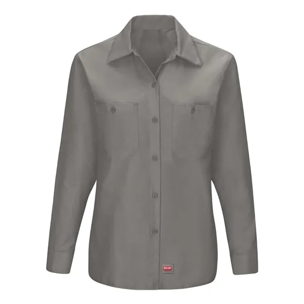 Red Kap Women's Long Sleeve Mimix Work Shirt... from ASI 84358 S&S Activewear