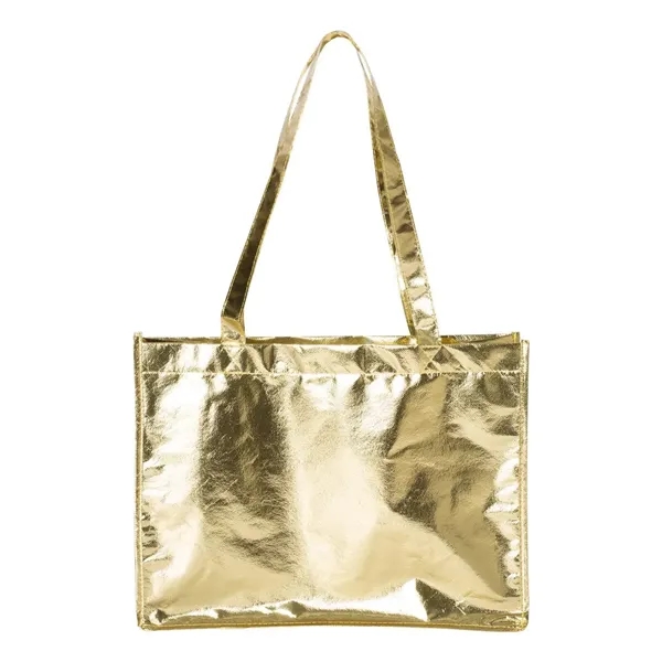 Liberty Bags Easy Print Metallic Large Tote Bag... from ASI 84358 S&S Activewear