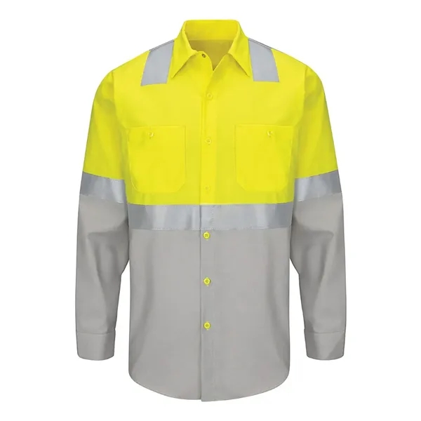 Enhanced & Hi-Visibility Long Sleeve Work Shirt... from ASI 84358 S&S Activewear