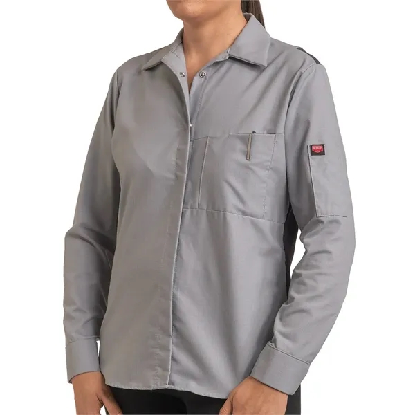 Women's Performance Plus Long Sleeve Shop Shirt with Oilb...... from ASI 84358 S&S Activewear
