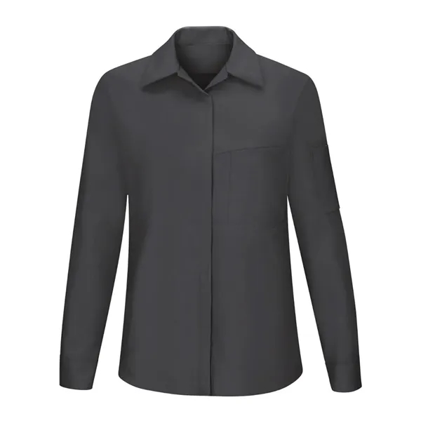 Women's Performance Plus Long Sleeve Shop Shirt with Oilb...... from ASI 84358 S&S Activewear
