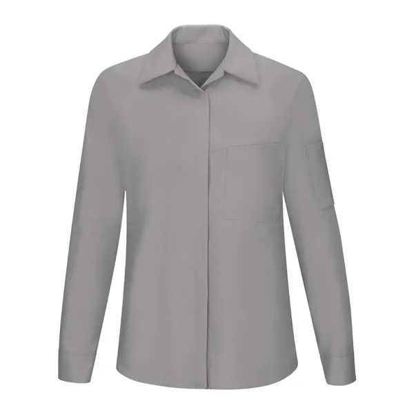 Women's Performance Plus Long Sleeve Shop Shirt with Oilb...... from ASI 84358 S&S Activewear