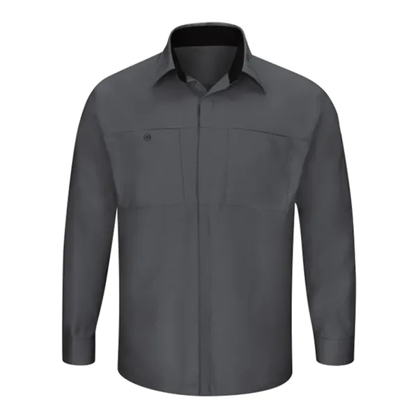 Men's Performance Plus Long Sleeve Shop Shirt with Oilblo...... from ASI 84358 S&S Activewear