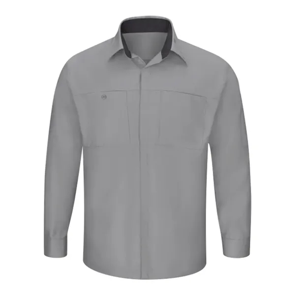 Men's Performance Plus Long Sleeve Shop Shirt with Oilblo...... from ASI 84358 S&S Activewear