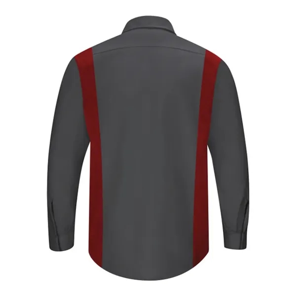 Men's Performance Plus Long Sleeve Shop Shirt with Oilblo...... from ASI 84358 S&S Activewear
