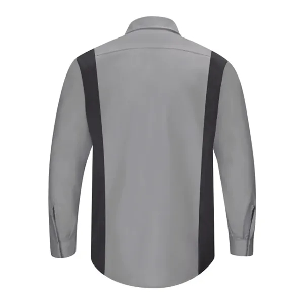 Men's Performance Plus Long Sleeve Shop Shirt with Oilblo...... from ASI 84358 S&S Activewear