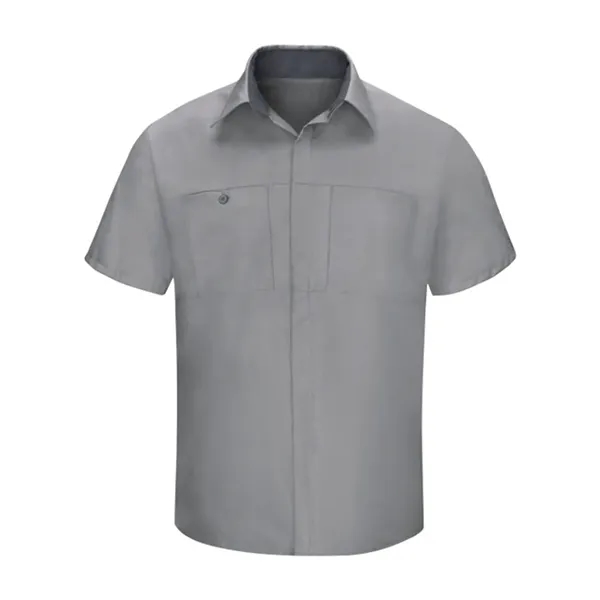 Men's Performance Plus Short Sleeve Shop Shirt with Oilbl...... from ASI 84358 S&S Activewear