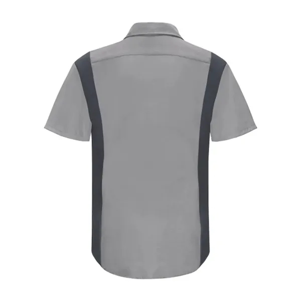 Men's Performance Plus Short Sleeve Shop Shirt with Oilbl...... from ASI 84358 S&S Activewear