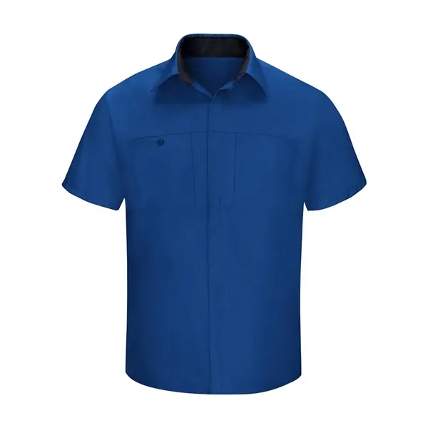 Men's Performance Plus Short Sleeve Shop Shirt with Oilbl...... from ASI 84358 S&S Activewear